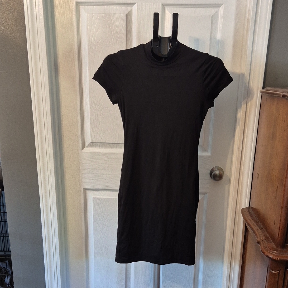 Heart Hips Classic Black Mini Dress-Small